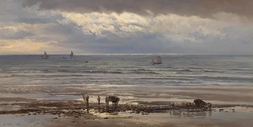 Coletores de algas - uma manhã cinzenta, 1874